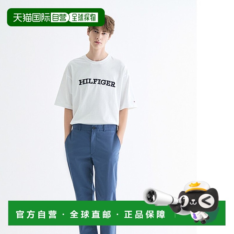韩国直邮TOMMY HILFIGER 男士女装直筒裤休闲裤T12E0WPC770ML1C9T