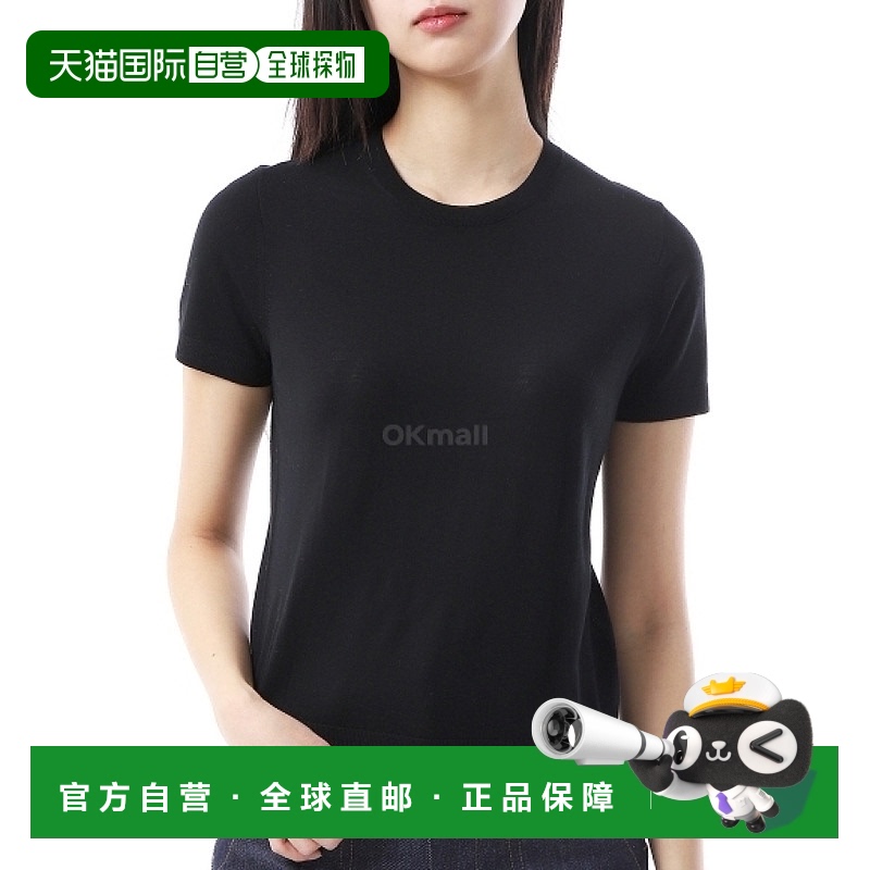 韩国直邮Theory 富丽堂皇羊毛基本款 T 恤 (I1211701 001) 圆领针