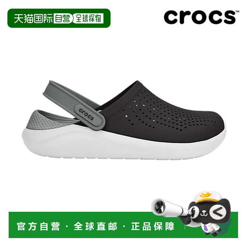 韩国直邮crocs [Crocs] 公共轻便木屐 黑色 204592-05M运动鞋厚底