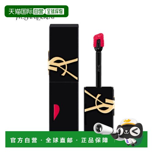 韩国直邮YSL/圣罗兰 黑管绒雾唇釉 Strawberry Thrill 5.5ml正品