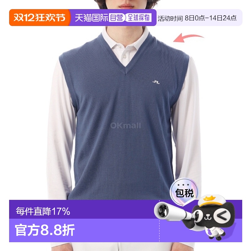 韩国直邮J.LINDEBERG Liam针织背心（GMKW12909-O319） 针织衫/背