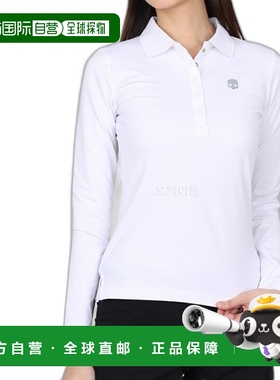 韩国直邮Hydrogen POLO LS 长袖高尔夫衫 G01562-001休闲风