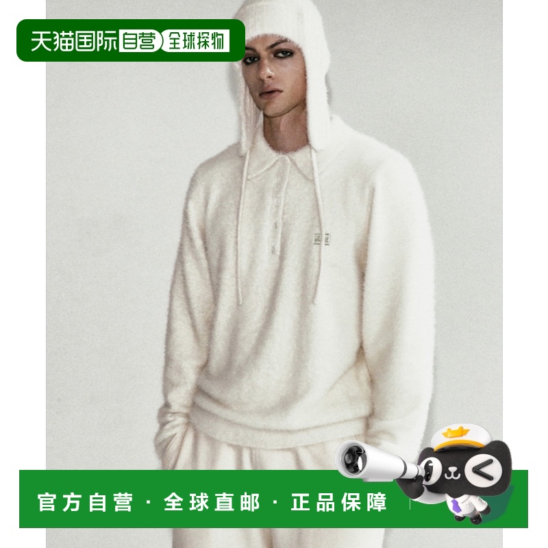 韩国直邮BADBLOOD 公用男针织w-knt24-021 BS Mohair Polo Sweate
