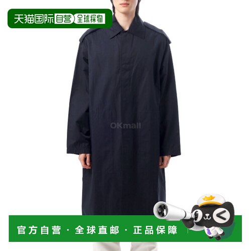 韩国直邮STUDIO NICHOLSON MARQUE MAC 大衣深海军蓝 (972) 外套 - 封面