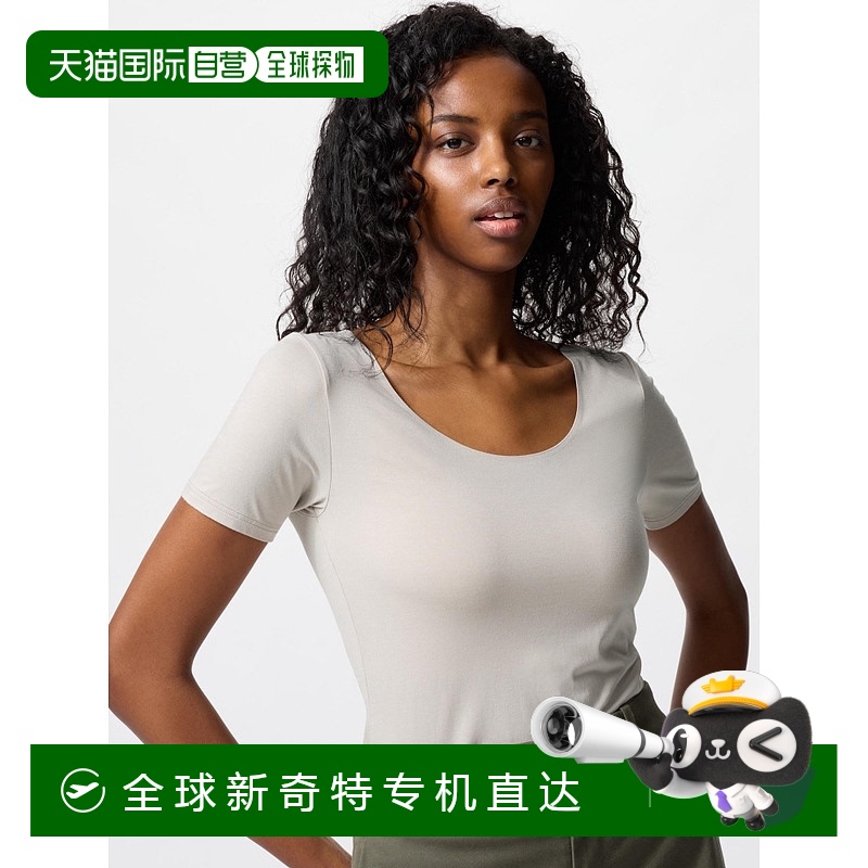 1h可退 韩国直邮uniqlo  T恤 上装时尚百搭舒适休闲透气设计运动