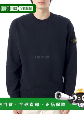 韩国直邮STONE ISLAND 6100028 拉绒有机棉绒常规版型圆领运动衫