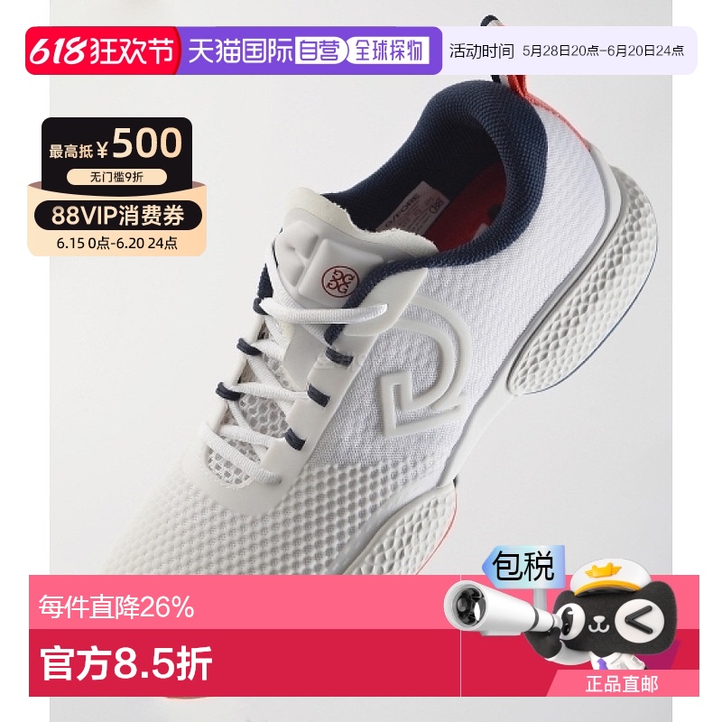 韩国直邮GFORE休闲鞋网布舒适潮流防滑透气低帮高尔夫球鞋运动鞋