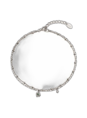 韩国直邮STONEHENGE 正品韩系精致首饰百搭脚链SC1755玫瑰金