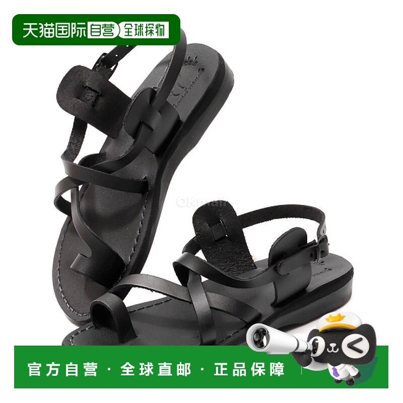 韩国直邮Jerusalem Sandals NO.6 好牧羊人扣黑色 拖鞋凉鞋