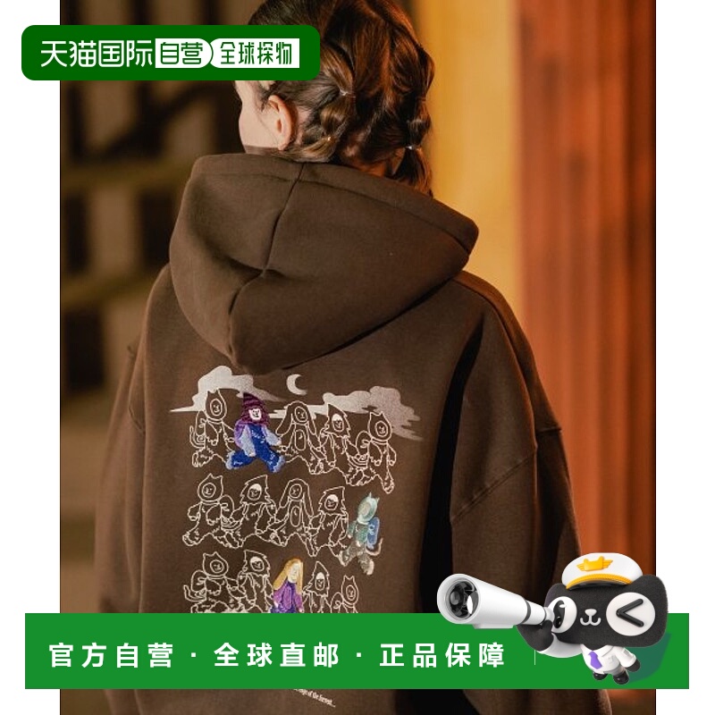 韩国直邮WV PROJECT 女士连帽衫5003843825 Runs Hood Brown JIHD7