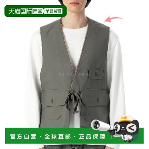 韩国直邮Engineered Garments Fowl 背心 - 棉质双层布 (25F1C002