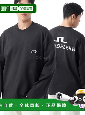 韩国直邮J.LINDEBERG WALSH LS 口袋水洗 T 恤 (FMJT11655-W098)