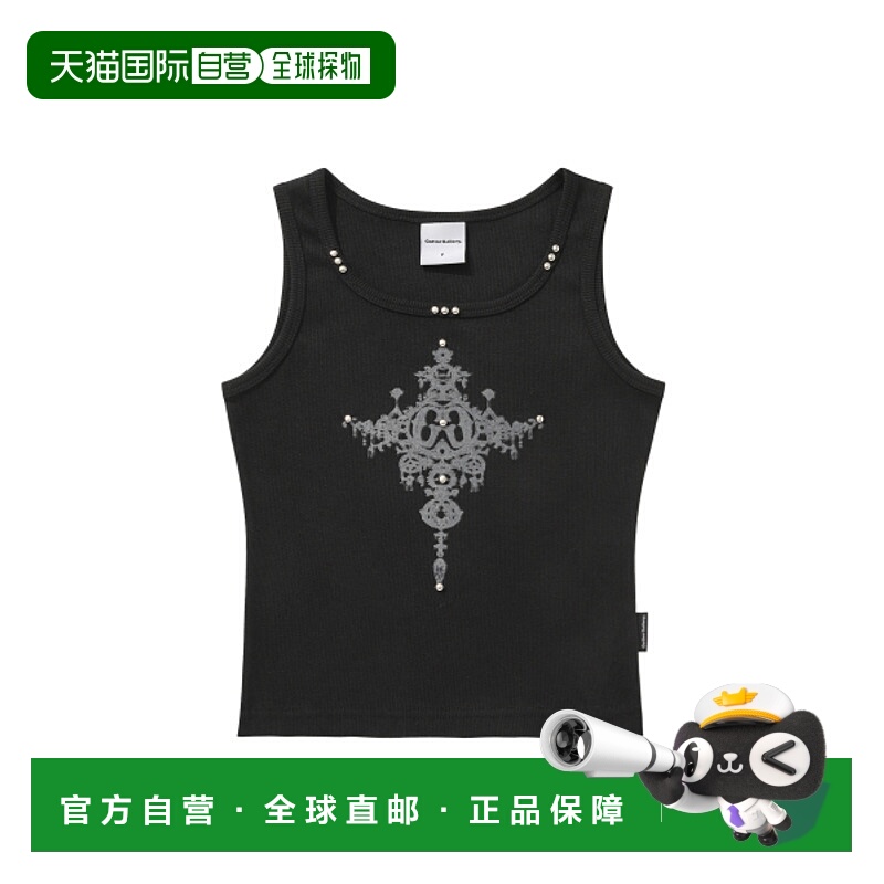 韩国直邮GOTTER GALLERY 女士吊带衫 GT25WSTP08BK GOTH STUD SLEE