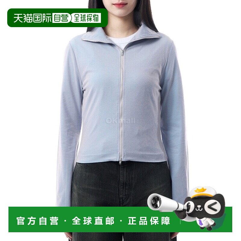 韩国直邮OUR LEGACY 修身拉链长袖 Solaro 蓝色微罗纹 (W2256SSB)