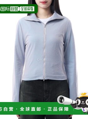 韩国直邮OUR LEGACY 修身拉链长袖 Solaro 蓝色微罗纹 (W2256SSB)