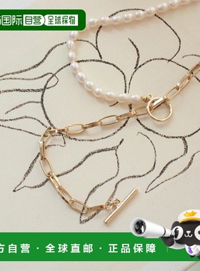 韩国直邮Rita Monica 项链301879388 Toggle Pearl Chain Necklac
