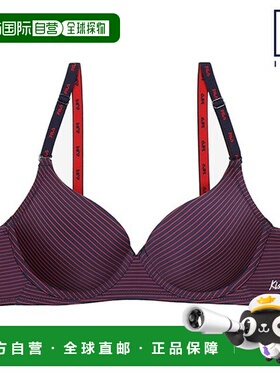 韩国直邮FILA 内衣 Kiss Me 条纹文胸 FI4BAC6657F_DID新款