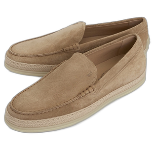 1h可退 韩国直邮tods 男士 板鞋牛皮乐福鞋一脚蹬