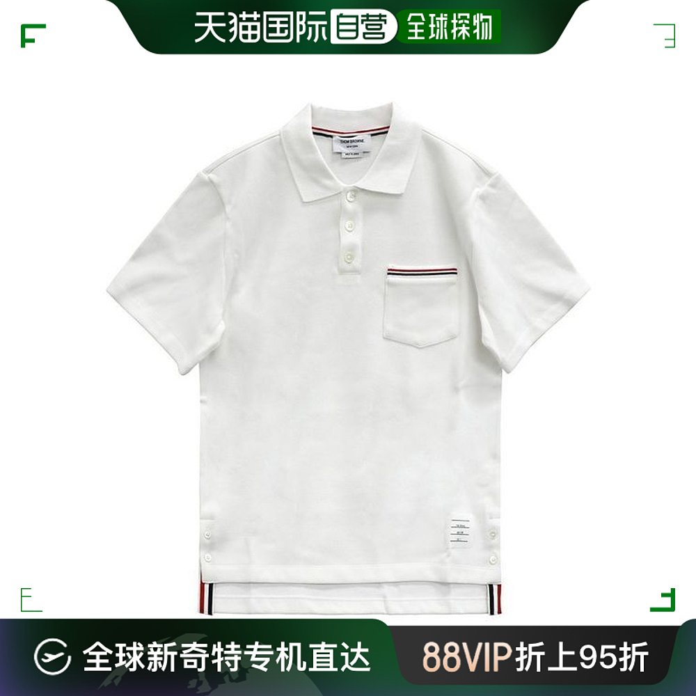 韩国直邮Thom Browne衬衫口袋 POLO短袖T恤 MJP171A J0029 1
