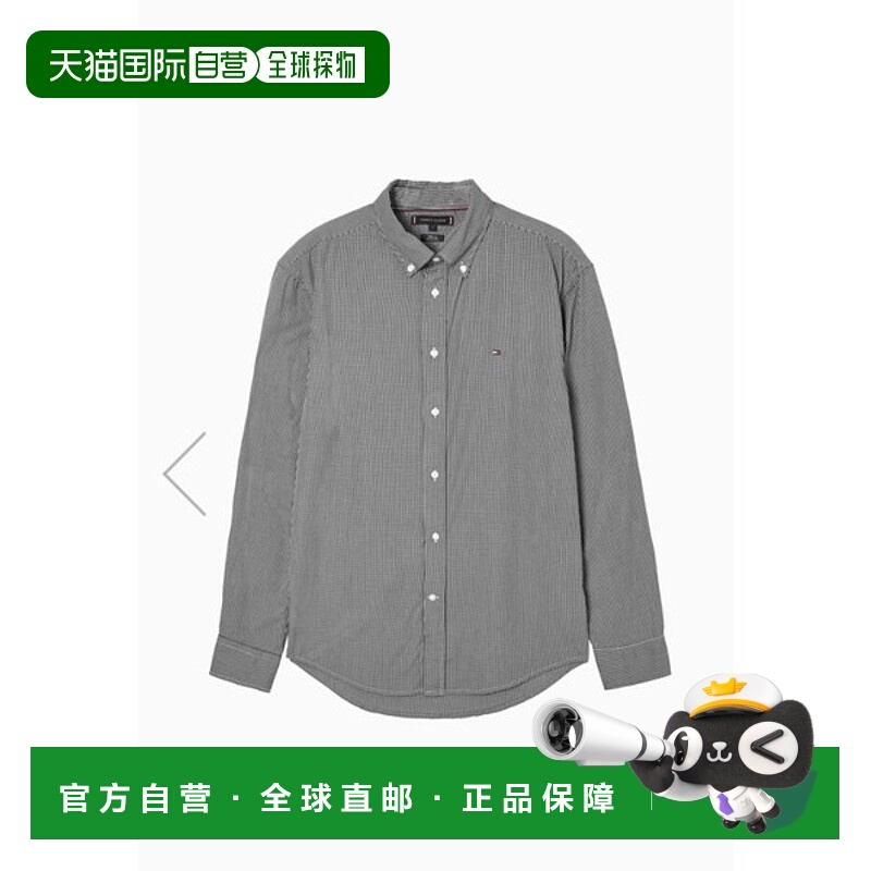 韩国直邮TOMMY HILFIGER [Tommy Hilfiger 男士微格纹格子衬衫 (T