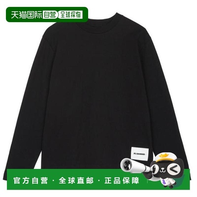 韩国直邮Jil Sander 长袖 T 恤 J40GC0002J45048001 黑色 DOM
