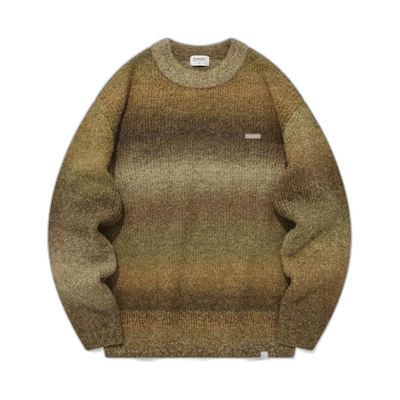 韩国直邮COVERNAT 男针织CO2303KT10KH公用GRADATION CREWNECK KN