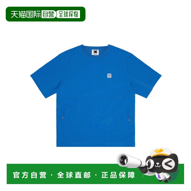 韩国直邮KODAK正品新款美式校园时尚运动男款T恤K4223EWT46BLU