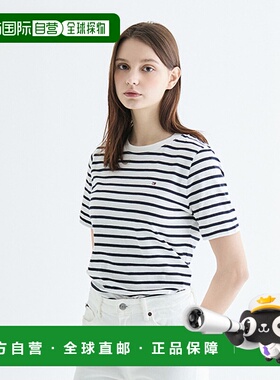 韩国直邮TOMMY HILFIGER 女士女装T恤T22E1TTO070WT20FA条纹