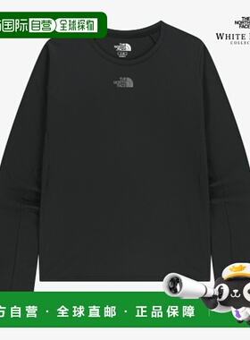 韩国直邮北面THE NORTH FACE STEPUP 字母Logo圆领长袖 T恤 女款