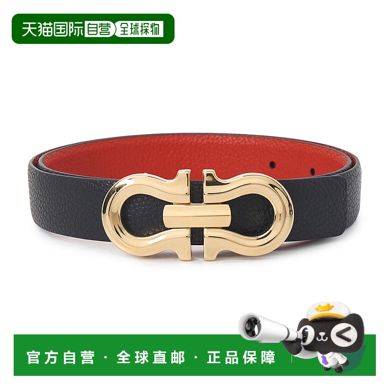 1h可退 韩国直邮ferragamo 女士 腰带菲拉格慕牛皮休闲