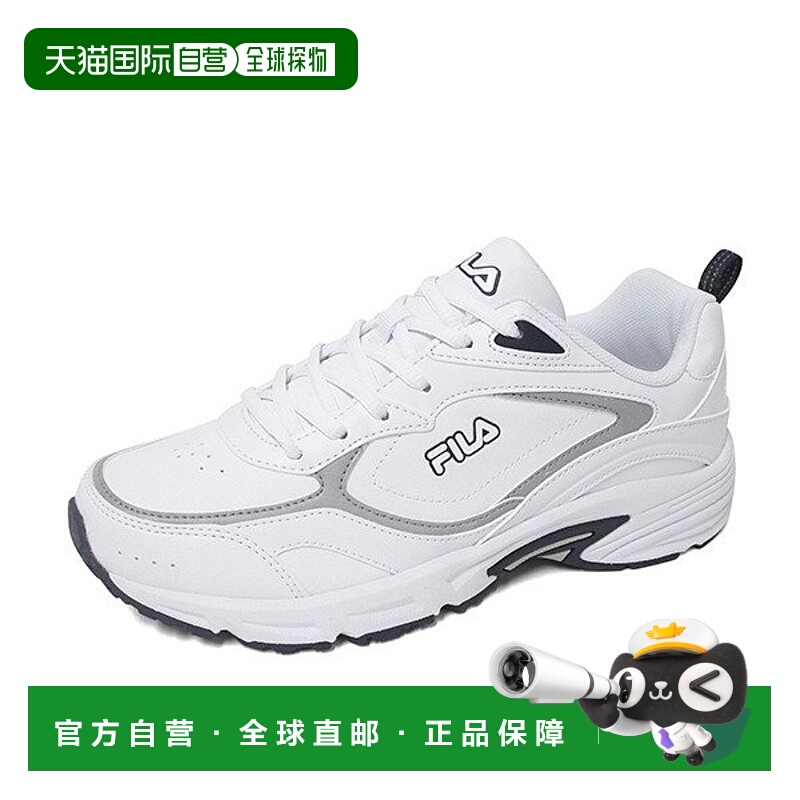 韩国直邮FILA Whella FILA Tartan V4 男士 Max 减震跑鞋 白色 1R