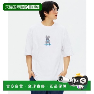 韩国直邮LIFEWORK 公用男士T恤LW235TS997新款宽松男装