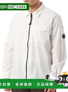 韩国直邮CP COMPANY 有机华达呢全拉链外套衬衫 (18CMOS124A 1101