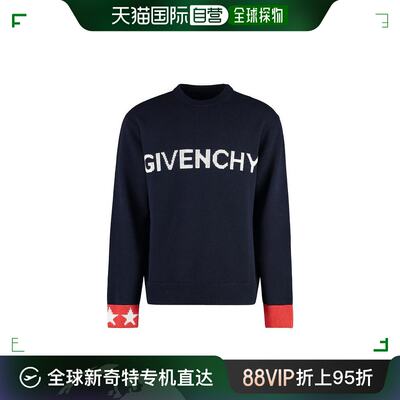 韩国直邮GIVENCHY24SS毛衣男BM90QP4YH4 409BLUE