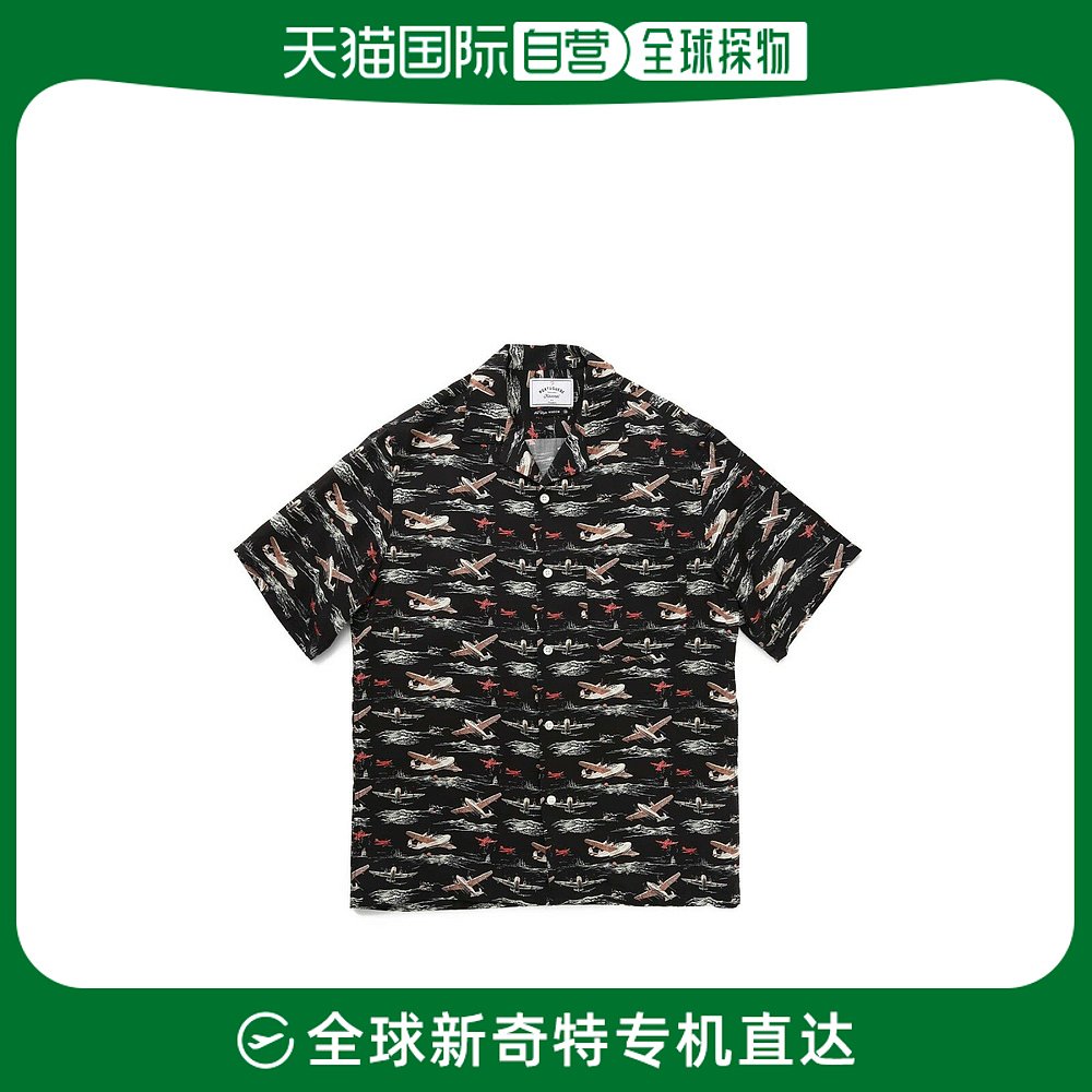 韩国直邮portuguese flannel通用衬衫短袖