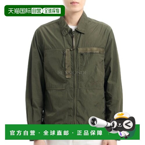 韩国直邮CP COMPANY Chrome-R 胸前拉链口袋衬衫（18CMOS092A 005
