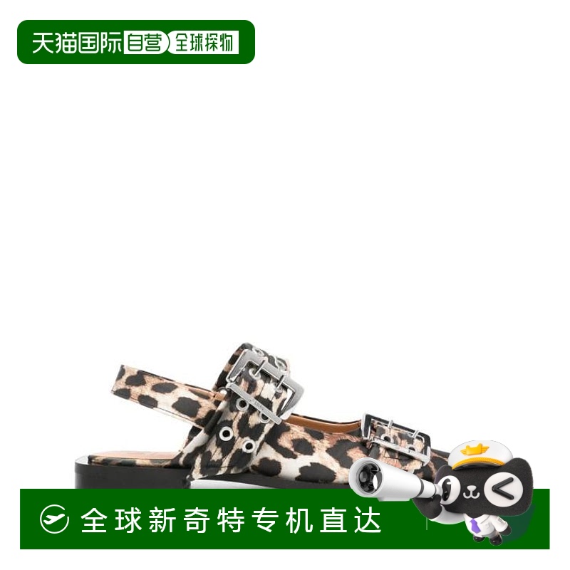 韩国直邮GANNI25SS凉鞋女S2947 943 LEOPARD