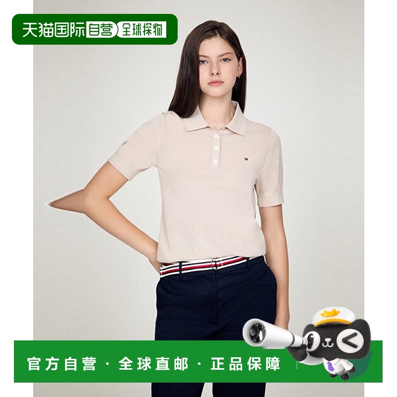 韩国直邮TOMMY HILFIGER 女士毛针织衫T22E6KTO001WT2ACI学院风