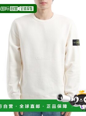 韩国直邮STONE ISLAND 6100028 拉绒有机棉绒常规版型圆领运动衫