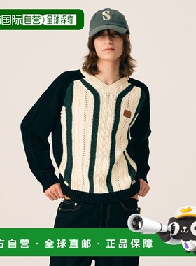 韩国直邮SATUR设计师款大气简约日常休闲个性毛衣SA23FWMK23GN