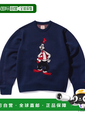 韩国直邮AECA 男士男针织AWCMFWBDKNIOV002G3LB [AECA] GOOFY_KNI