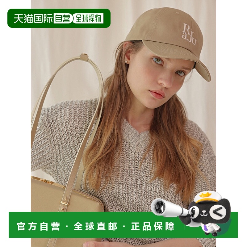 韩国直邮RaJu 女士帽子303222476 Signature Ball Cap_Beige