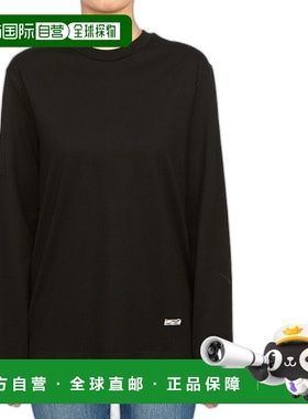 1h可退 韩国直邮吉尔 桑达 J02GC0110 J20073 001 女士 长袖T恤衫