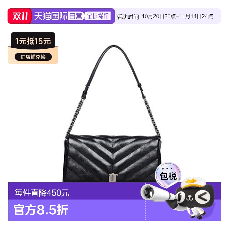 韩国直邮J.ESTINA 秋冬新IU同款精致百搭女士皮质单肩包牛皮