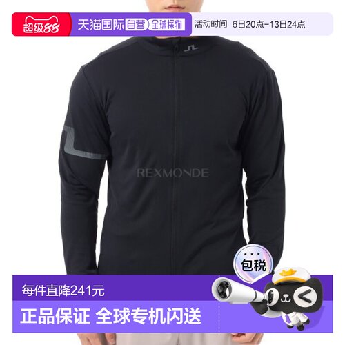 韩国直邮J.LINDEBERG Heath Zip 中层保暖衣 (GMJS12679-9999) 防