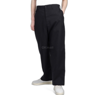 韩国直邮Engineered Garments 军官裤子 A - 深海军蓝 PC 粗麻布