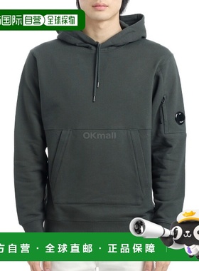 韩国直邮CP COMPANY 斜纹凸起羊毛连帽镜片卫衣 (19CMSS714A 0050