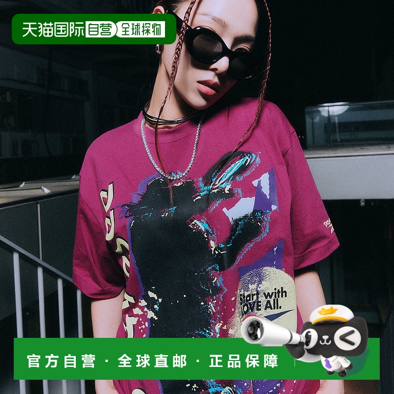 韩国直邮Reebok锐步男女同款T恤RETS3ER82V2