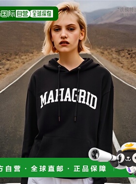 韩国直邮MAHAGRID街头潮牌24年新款美式复古校园休闲卫衣MG2ESMM4