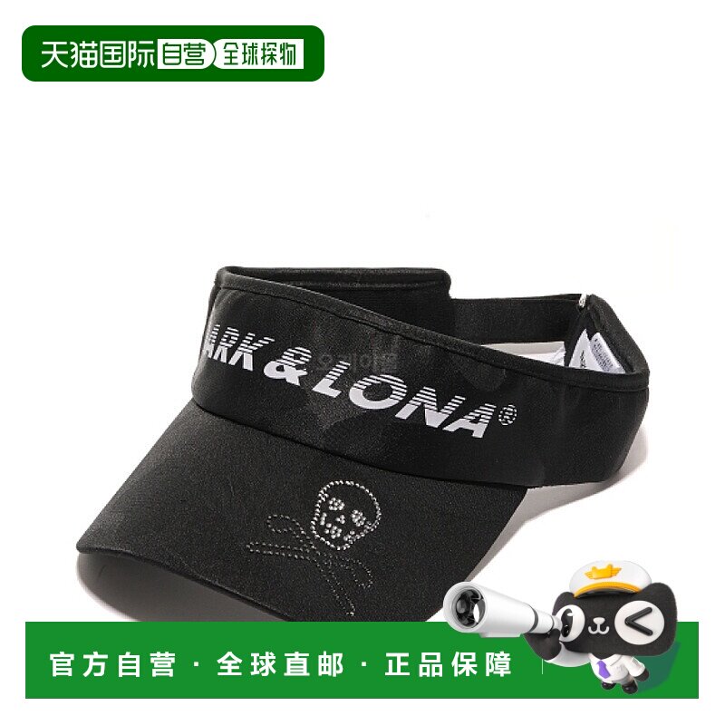 韩国直邮Mark&Lona天蓝色帽子男女款黑色边带微标遮阳帽露头80g